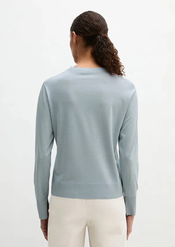 Лонгслив из смеси лиоцелла и хлопка