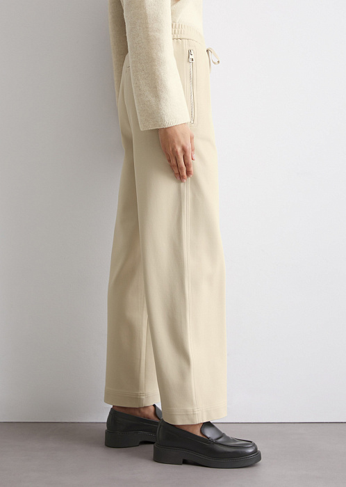 Брюки трикотажные из смесовой вискозы