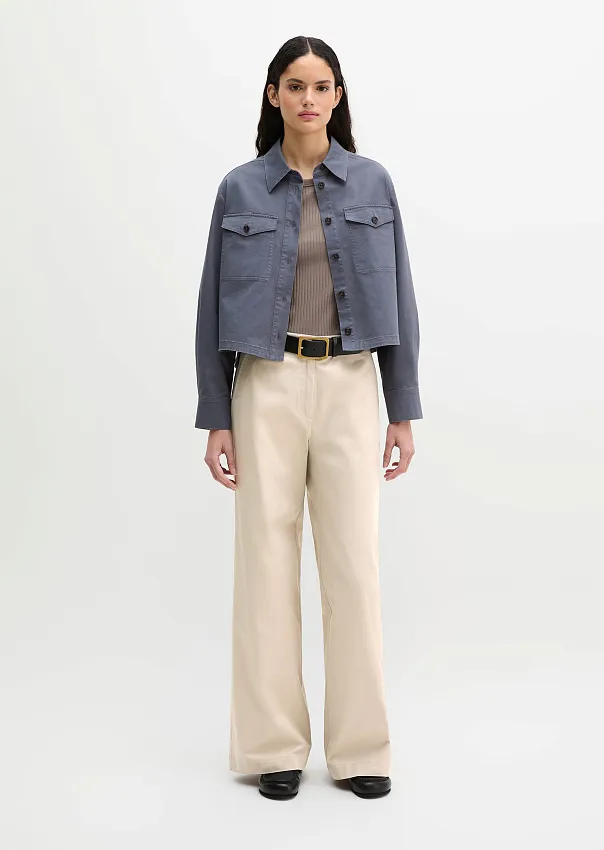 Рубашка верхняя из хлопкового твила
