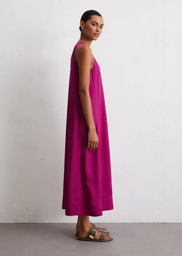 Платье из струящегося твила Marc o'Polo - фото 5