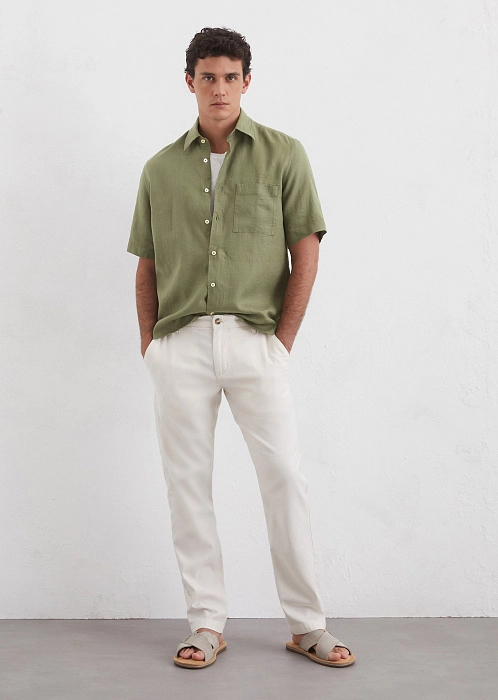 Рубашка из чистого льна