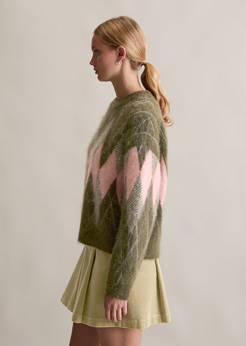 Свитер из смеси мягкой натуральной шерсти и мохера