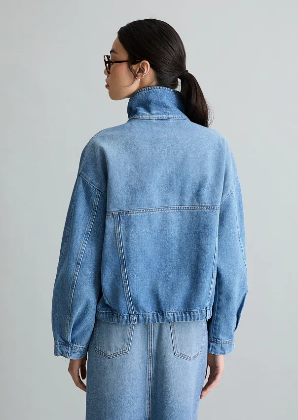 Куртка джинсовая из волокон листьев ананаса