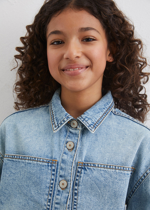 Куртка джинсовая из органического хлопка