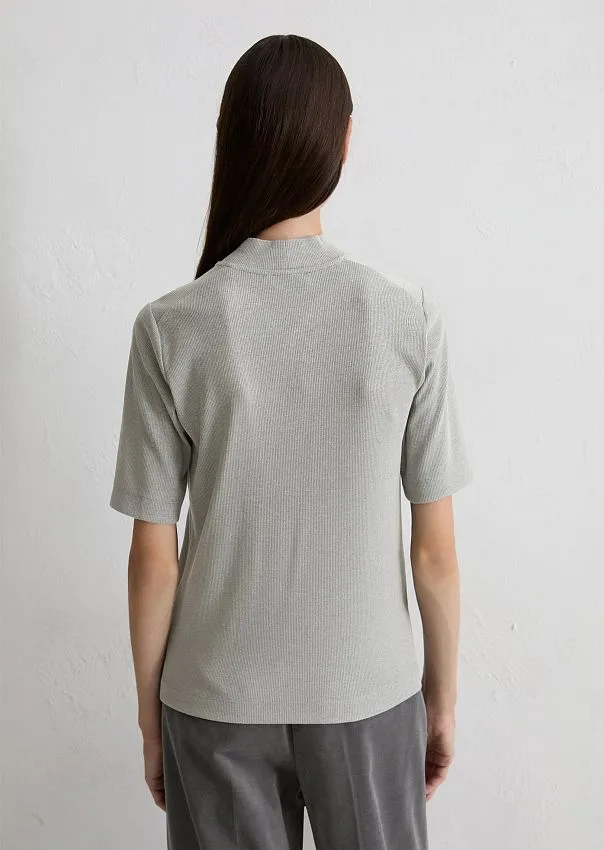 Футболка из сверкающей ткани джерси Marc o'Polo - фото 2