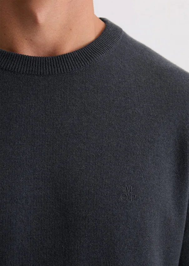 Джемпер с круглым вырезом из смеси хлопка и шерсти Marc o'Polo - фото 4