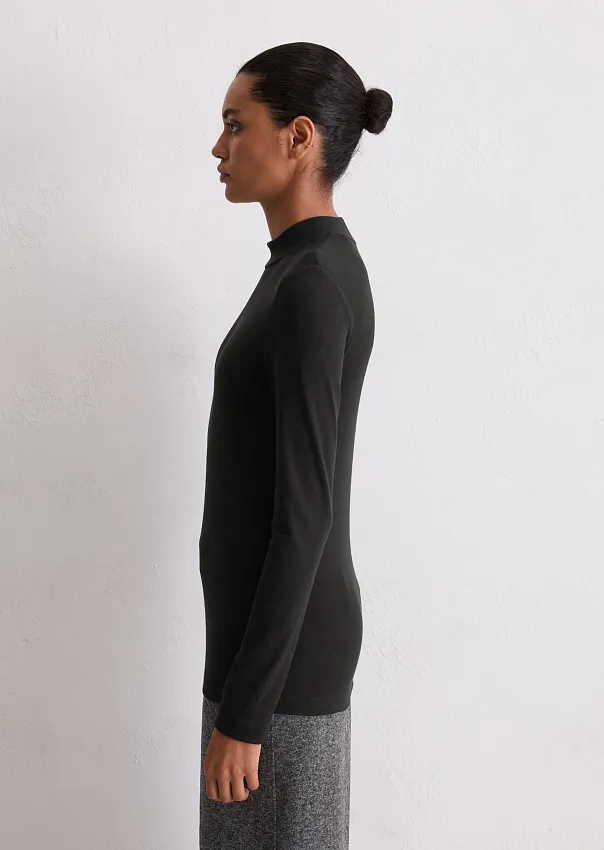 Лонгслив в рубчик из мягкого модала Marc o'Polo - фото 5