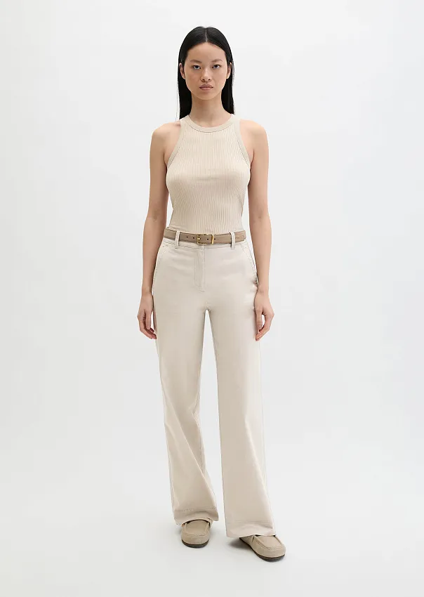 Топ в рубчик из модала