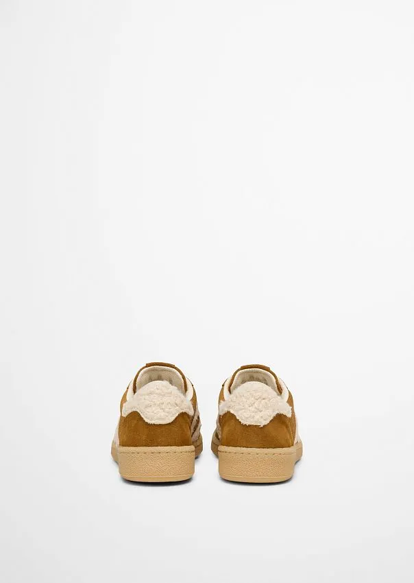Кроссовки из нубука с плюшевыми вставками Marc o'Polo - фото 3