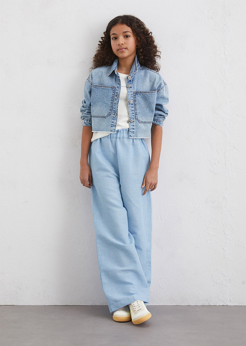 Куртка джинсовая из органического хлопка