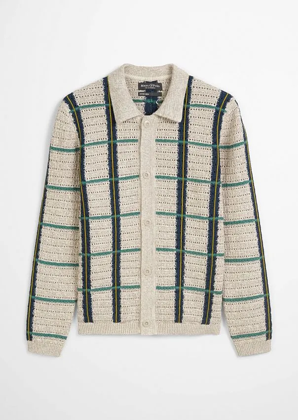 Кардиган из органического хлопка и льна Marc o'Polo - фото 6