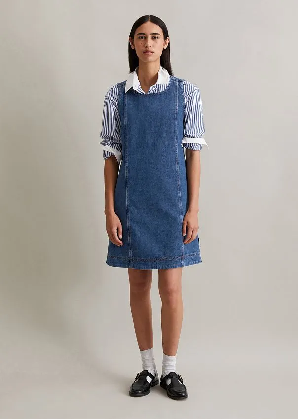 Джинсовое платье из органического хлопка Marc o'Polo - фото 1