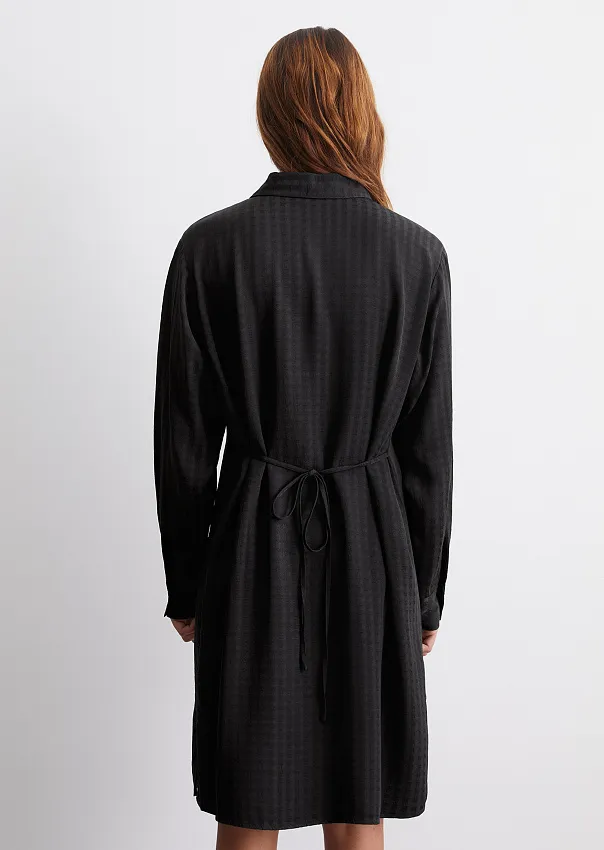 Платье-рубашка из чистой вискозы