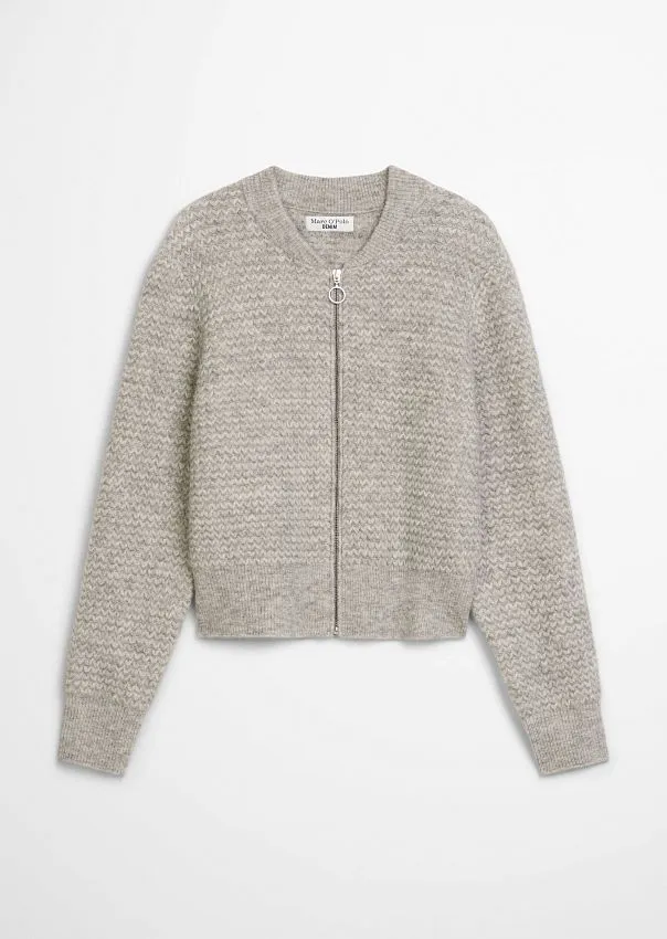 Кардиган на молнии из смесовой шерсти Marc o'Polo - фото 6