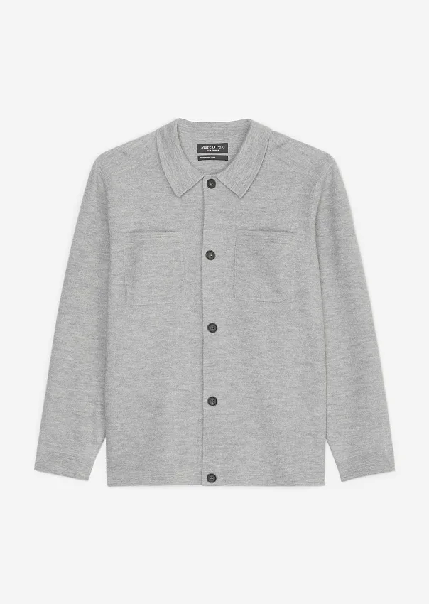 Верхняя рубашка из смесовой шерсти