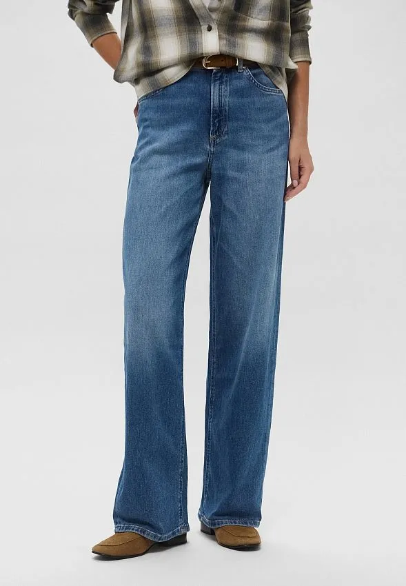 Широкие джинсы TOMMA из смесового хлопка Marc o'Polo - фото 2