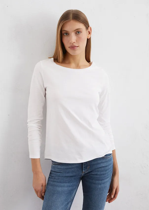 Лонгслив из органической хлопковой ткани Marc o'Polo - фото 1