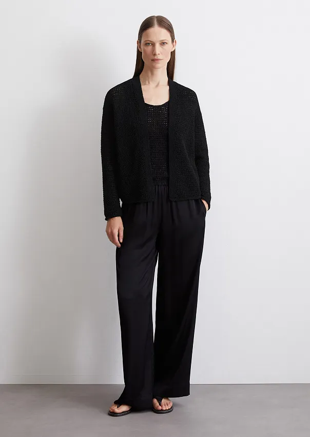 Кардиган из смесового хлопка