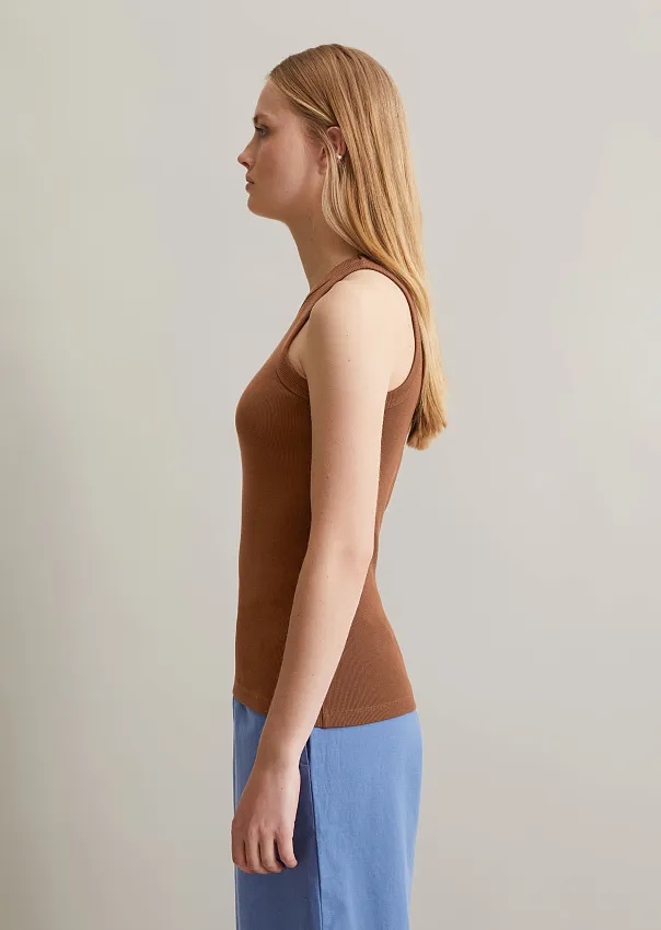 Топ из смесового хлопка Marc o'Polo - фото 5