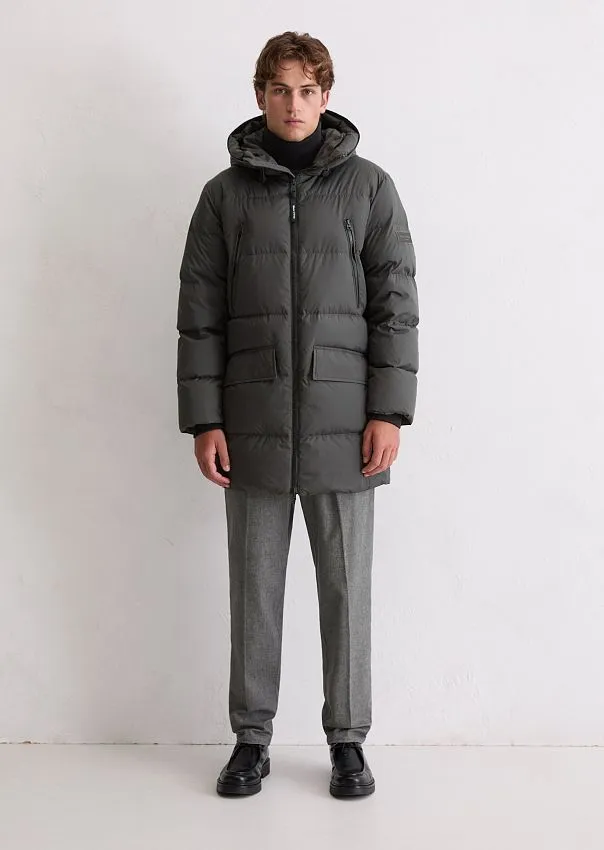 Стеганый пуховик с фиксированным капюшоном Marc o'Polo - фото 3