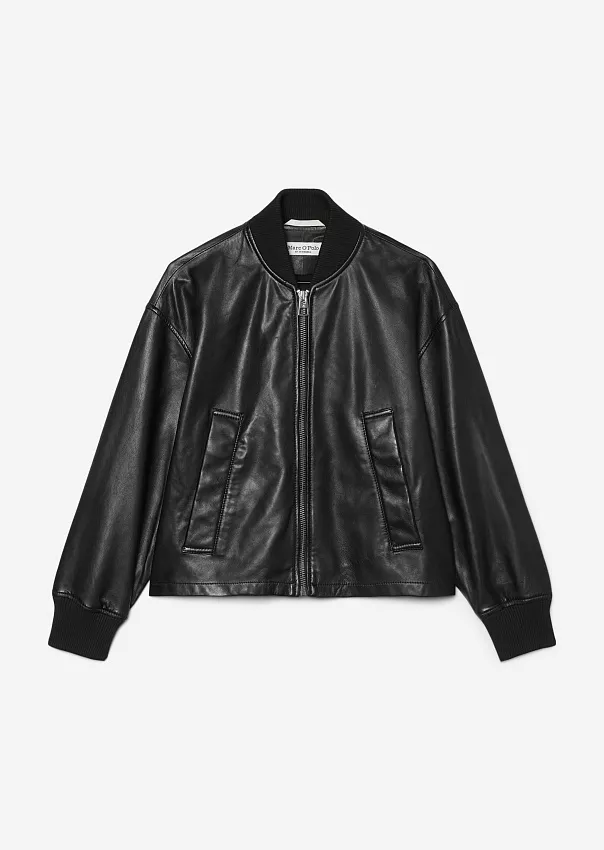 Куртка из кожи наппа Marc o'Polo - фото 6