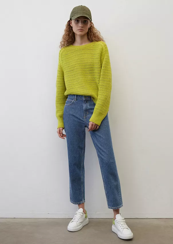 Укороченный шерстяной джемпер Marc o'Polo - фото 1