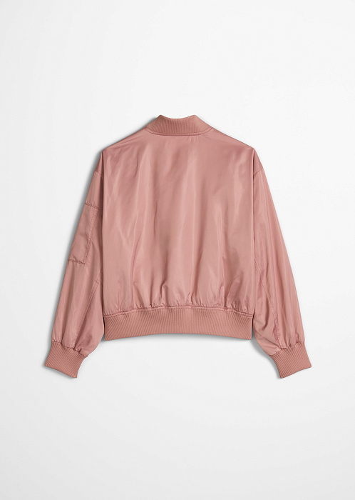 Бомбер из переработанного полиэстера