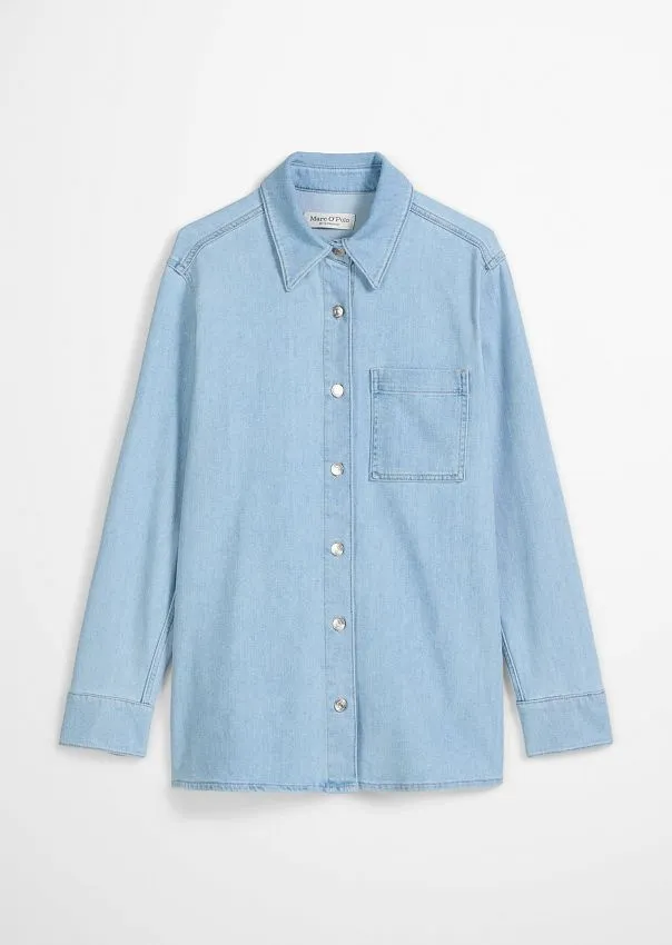 Рубашка из денима Marc o'Polo - фото 6