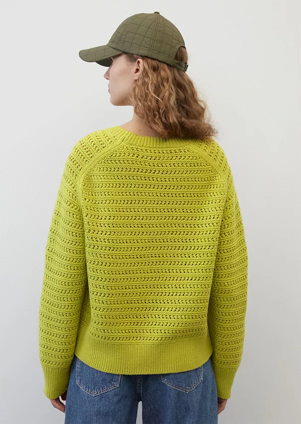 Укороченный шерстяной джемпер Marc o'Polo - фото 2