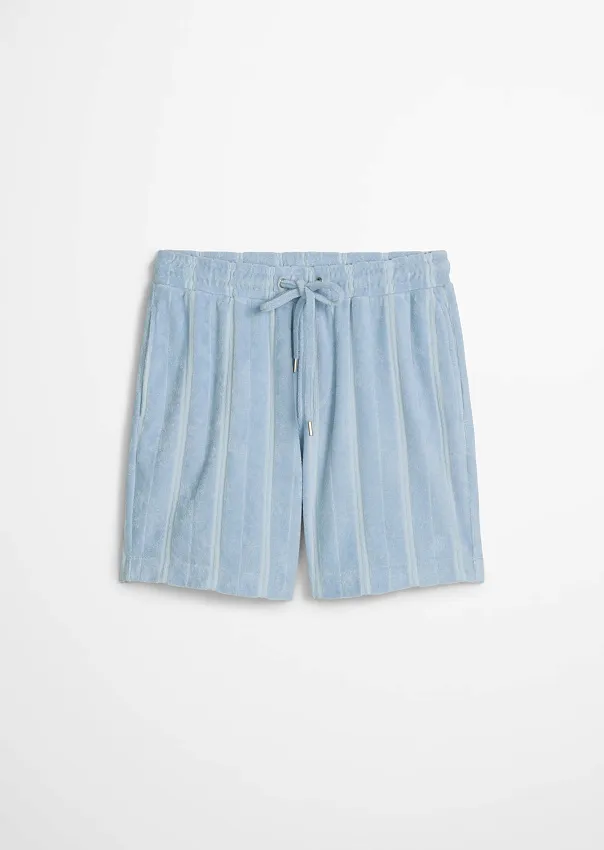 Шорты из махрового трикотажа