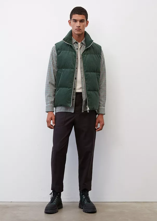 Вельветовый жилет с пуховым утеплителем Marc o'Polo - фото 3