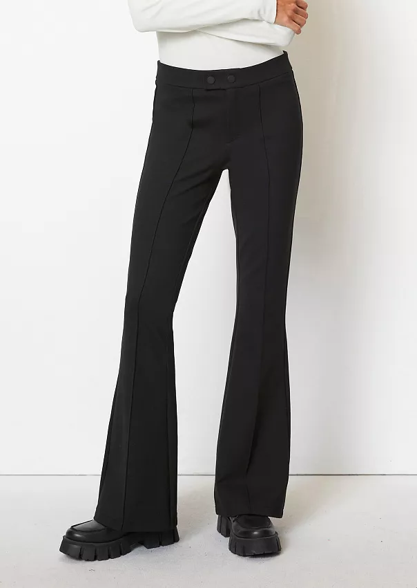 Расклешенные трикотажные брюки Marc o'Polo - фото 3