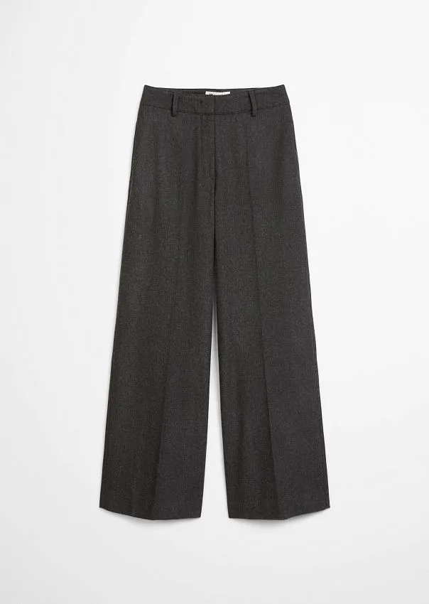 Широкие брюки из смесовой шерсти Marc o'Polo - фото 6