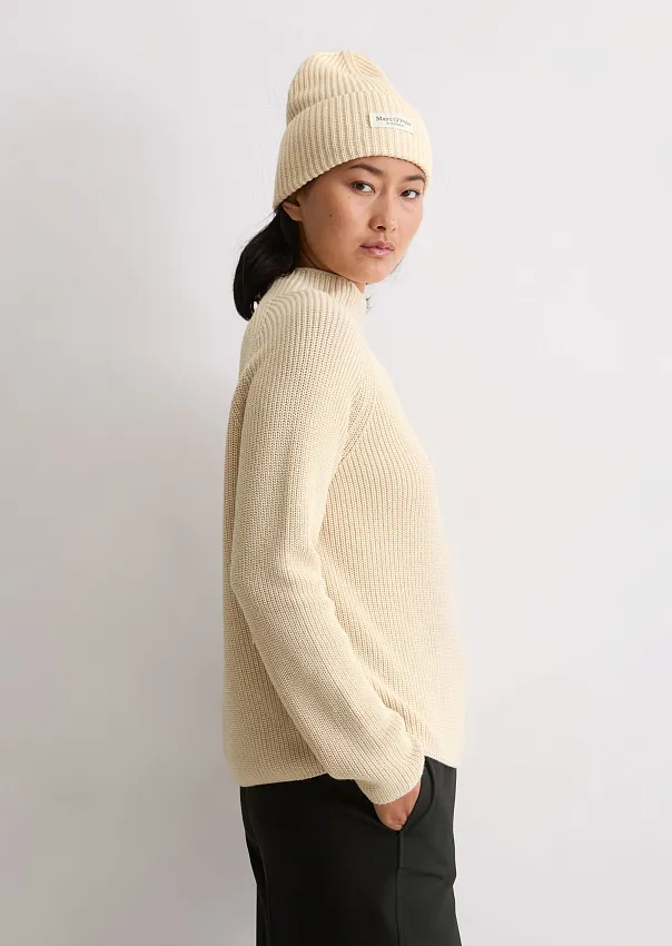 Джемпер из органического хлопка с высоким воротом Marc o'Polo - фото 5