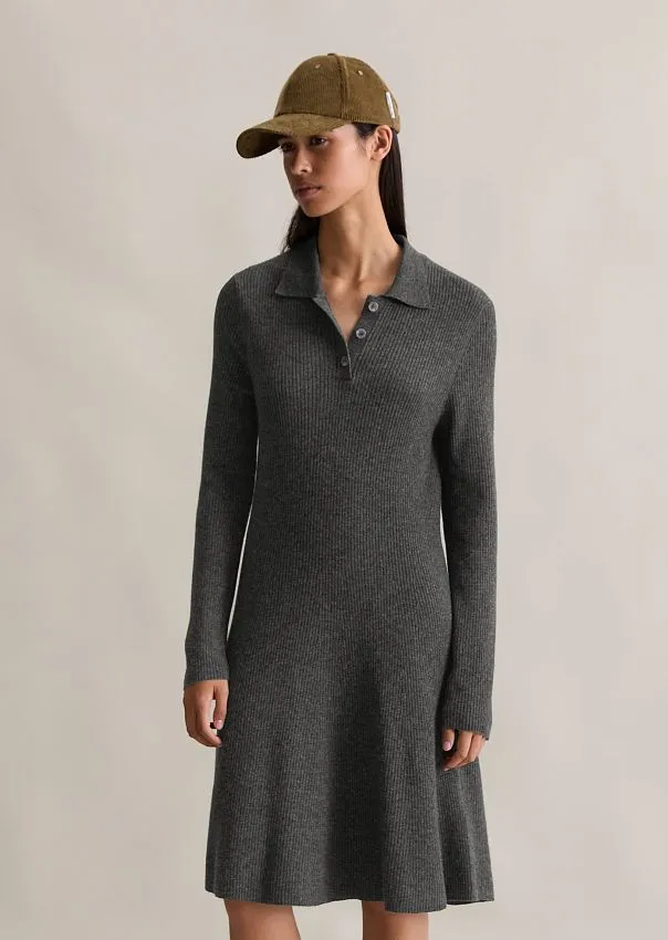 Трикотажное платье из смесовой шерсти Marc o'Polo - фото 3