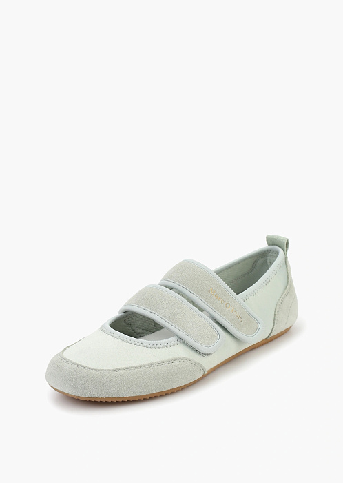 Балетки комбинированные 
