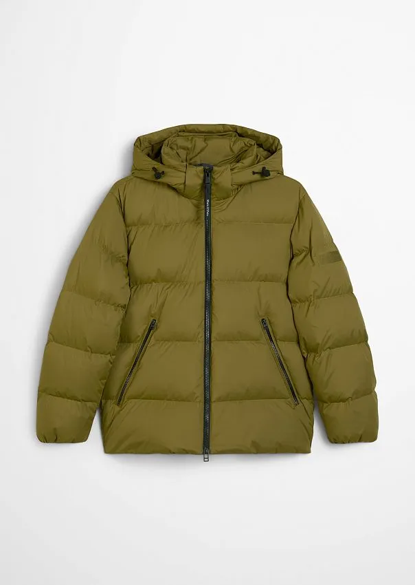 Стеганый пуховик со съемным капюшоном Marc o'Polo - фото 6