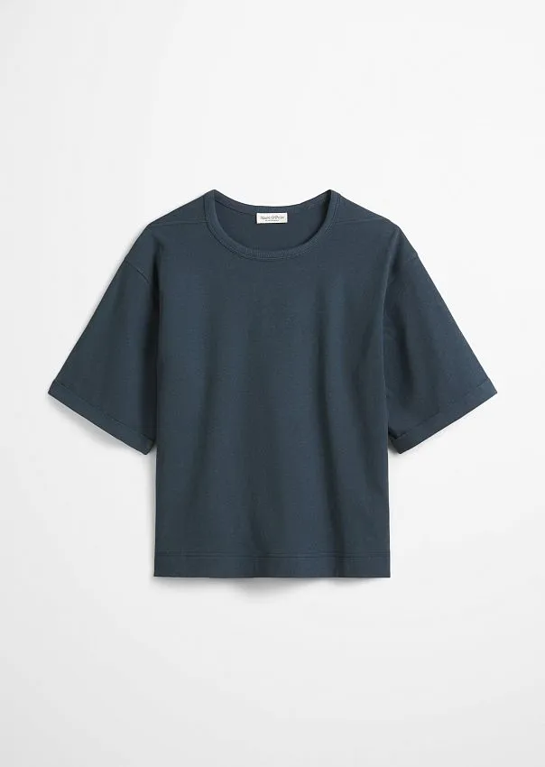 Футболка из хлопка и конопляного волокна Marc o'Polo - фото 6