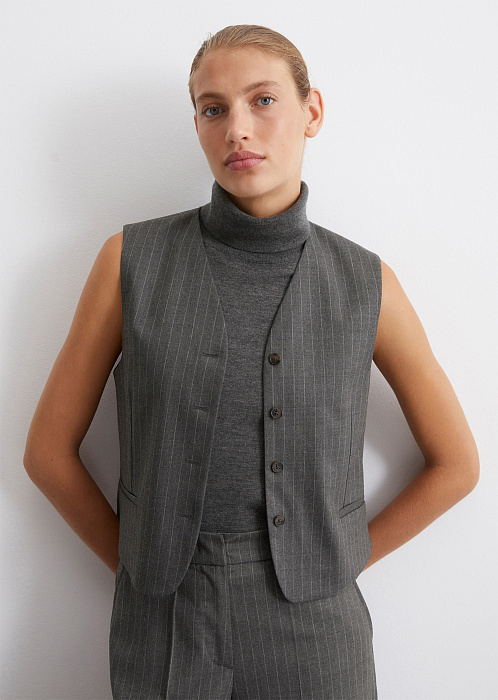 Жилет из смесовой шерсти