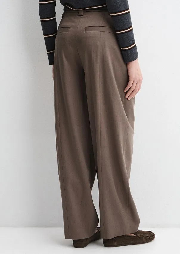 Брюки широкие из лиоцелла