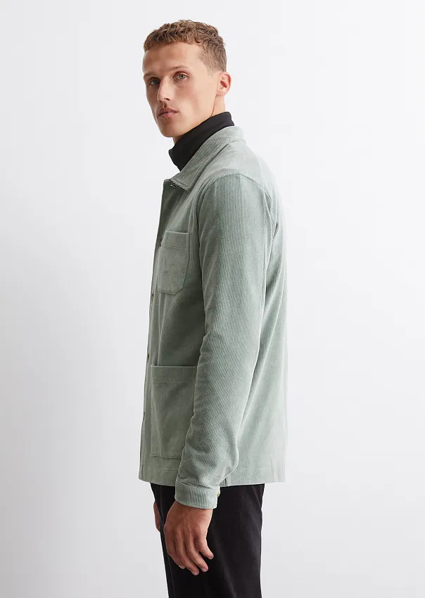 Вельветовая верхняя рубашка из органического хлопка