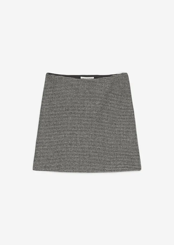 Мини-юбка из смесовой шерсти