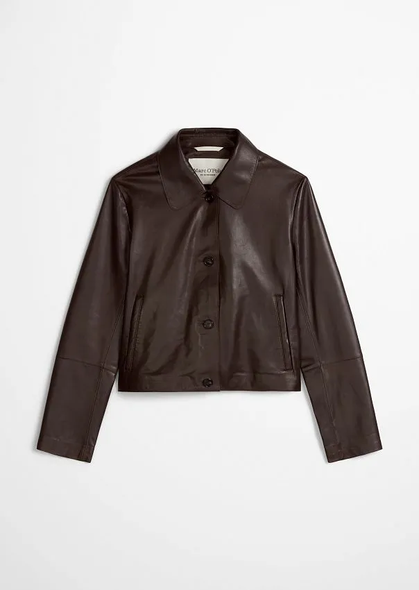 Куртка из натуральной кожи Marc o'Polo - фото 6