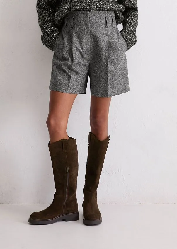 Шорты из смесовой шерсти Marc o'Polo - фото 3