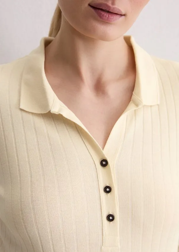 Поло с длинным рукавом из хлопка и модала
 Marc o'Polo - фото 4