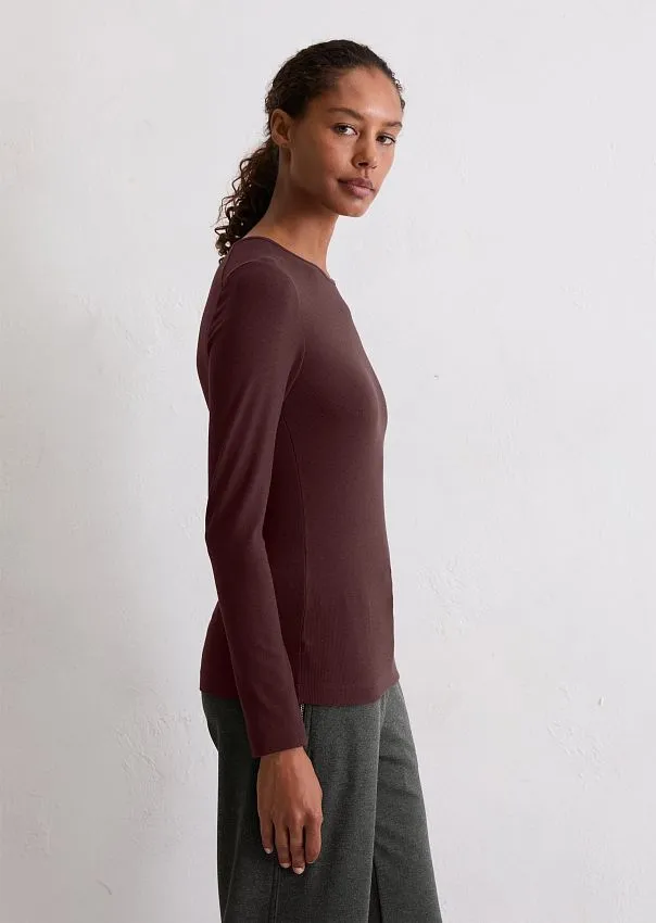 Лонгслив из смесового модала TENCEL™ Marc o'Polo - фото 5