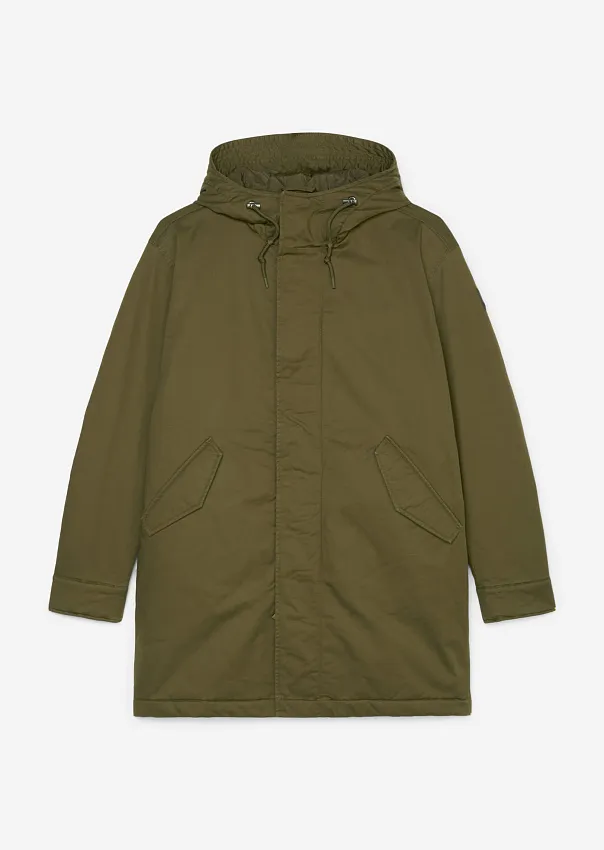 Парка с капюшоном из органического хлопка с эластаном Marc o'Polo - фото 6