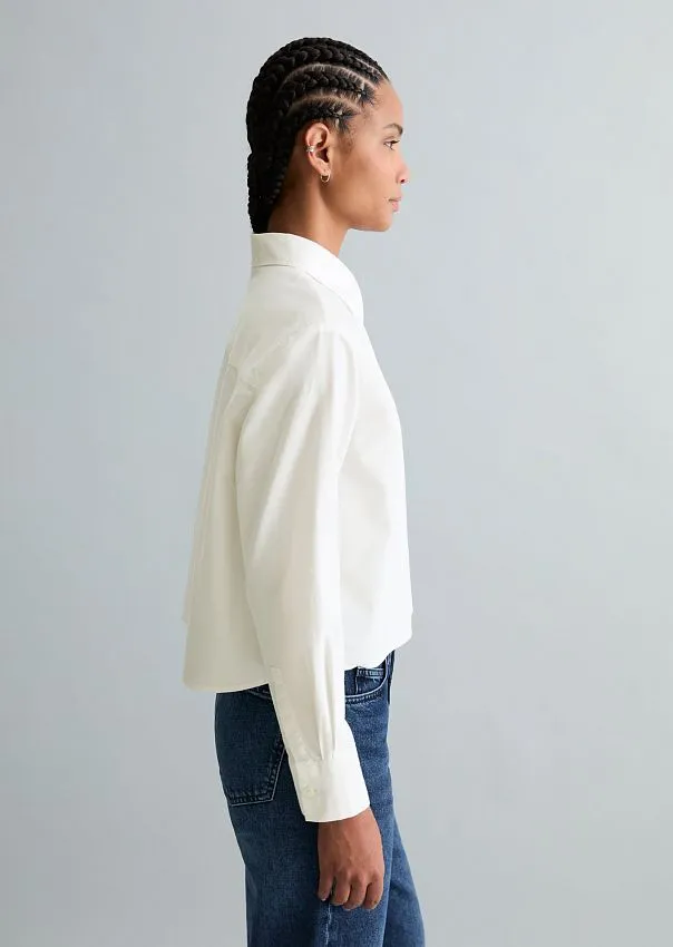 Рубашка укороченная из органического хлопка