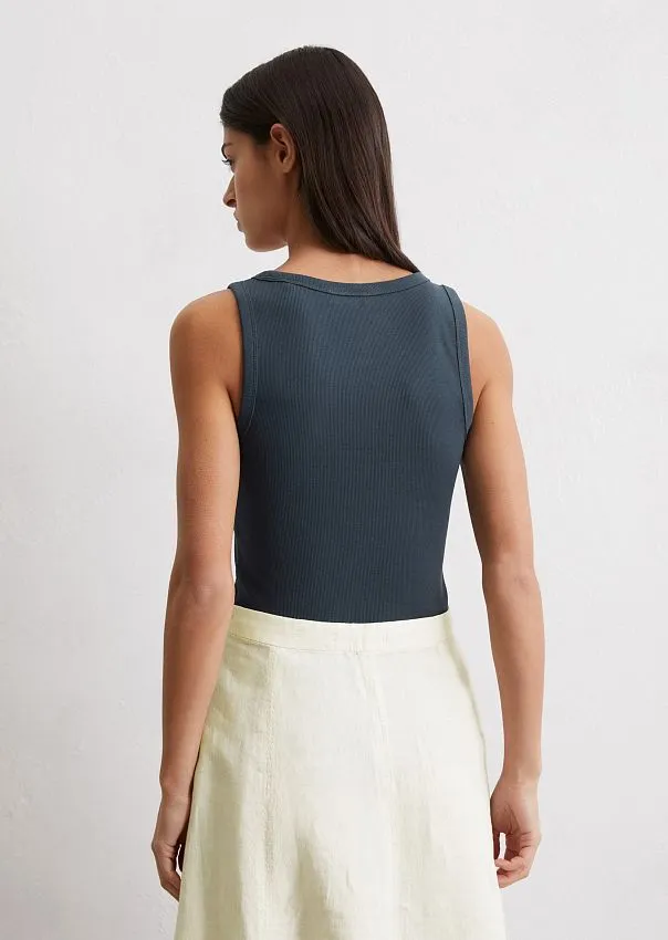 Топ из смесового хлопка Marc o'Polo - фото 2