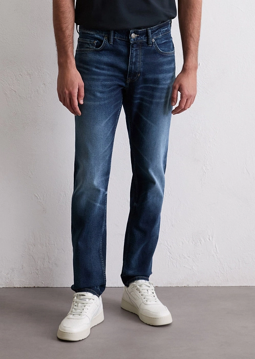 Джинсы Slim Fit SJÖBO из смесового хлопка